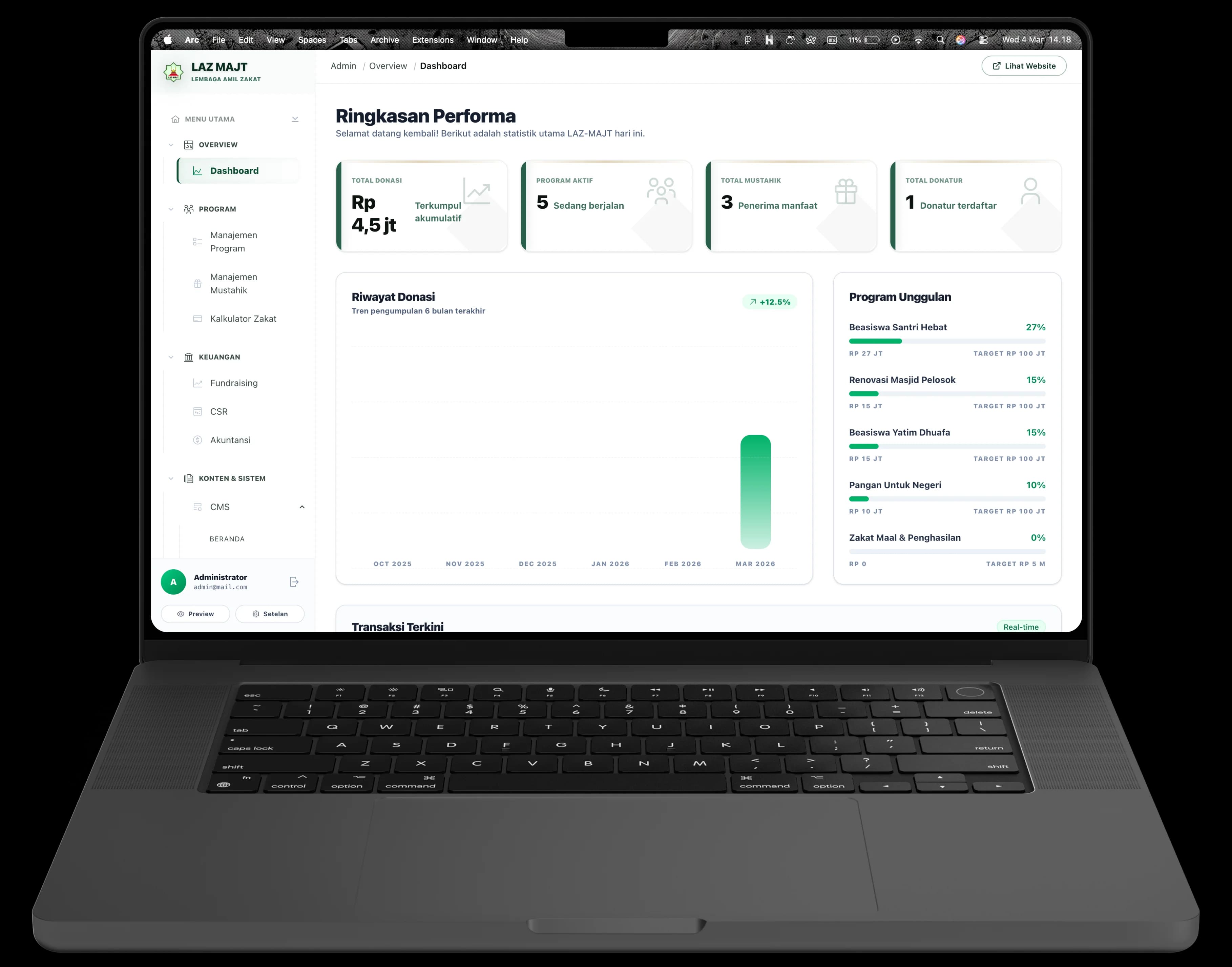 LAZ MAJT Web System - image 2