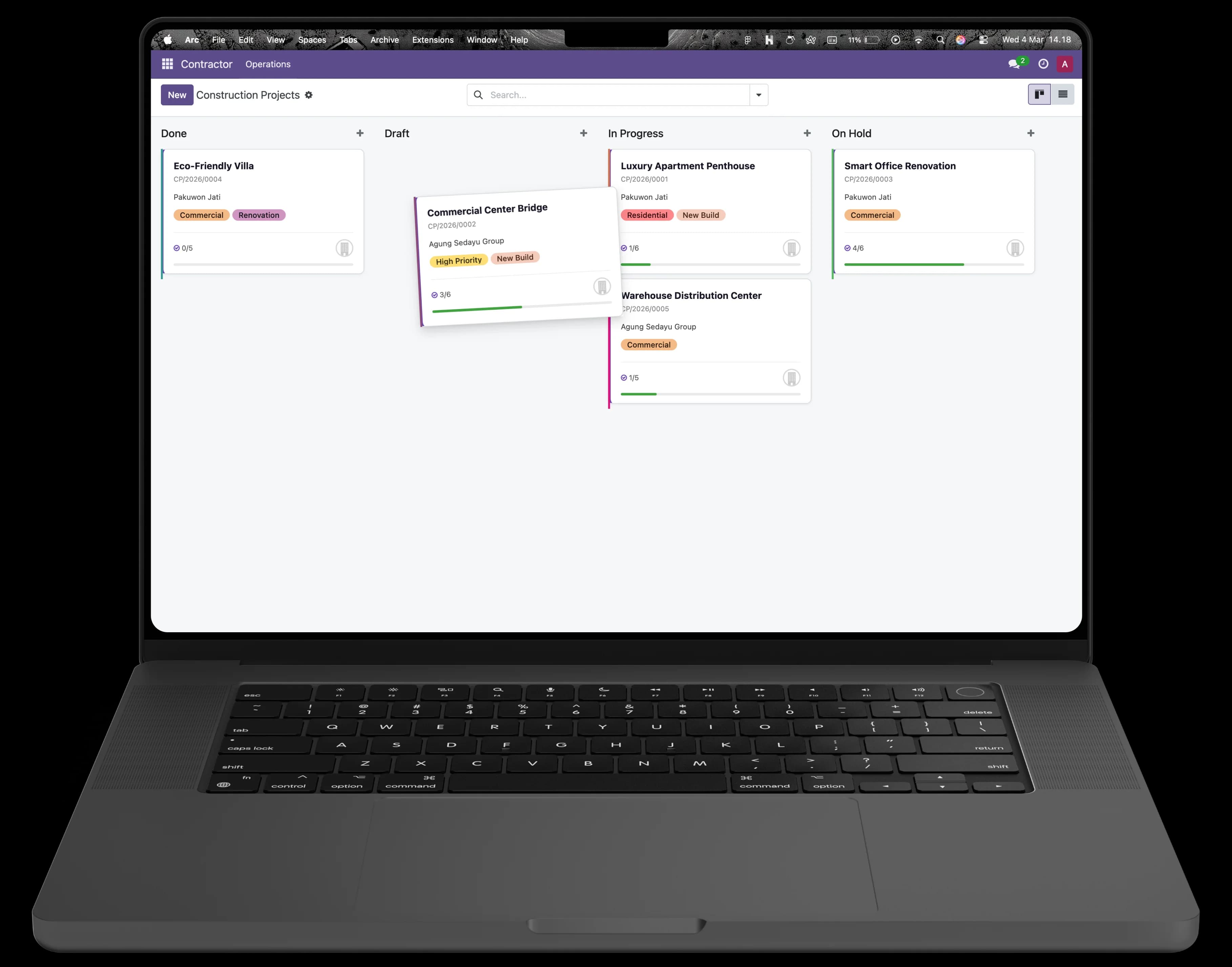 Odoo Module Contractor Management - image 1