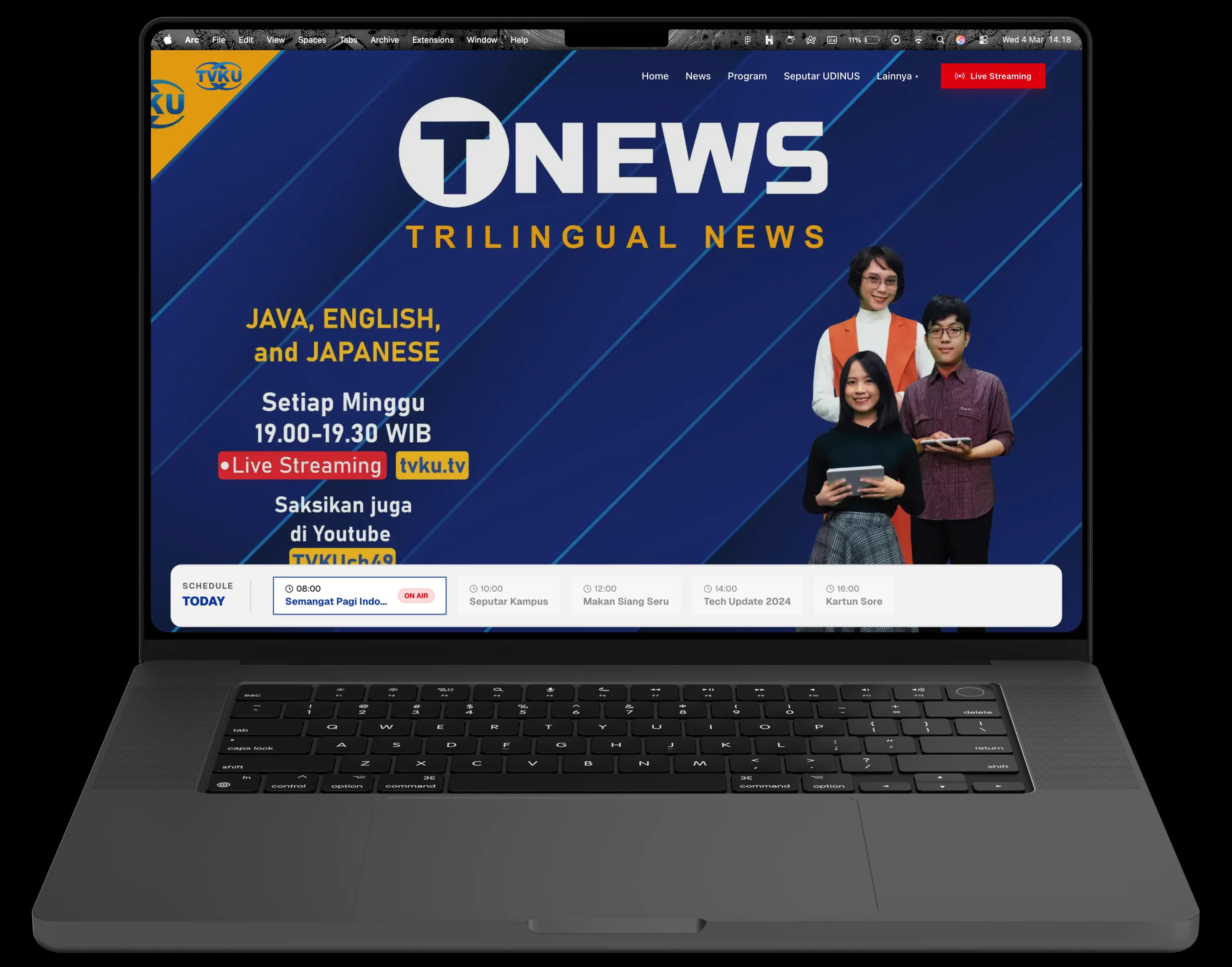 Landing Page TVKU - image 1