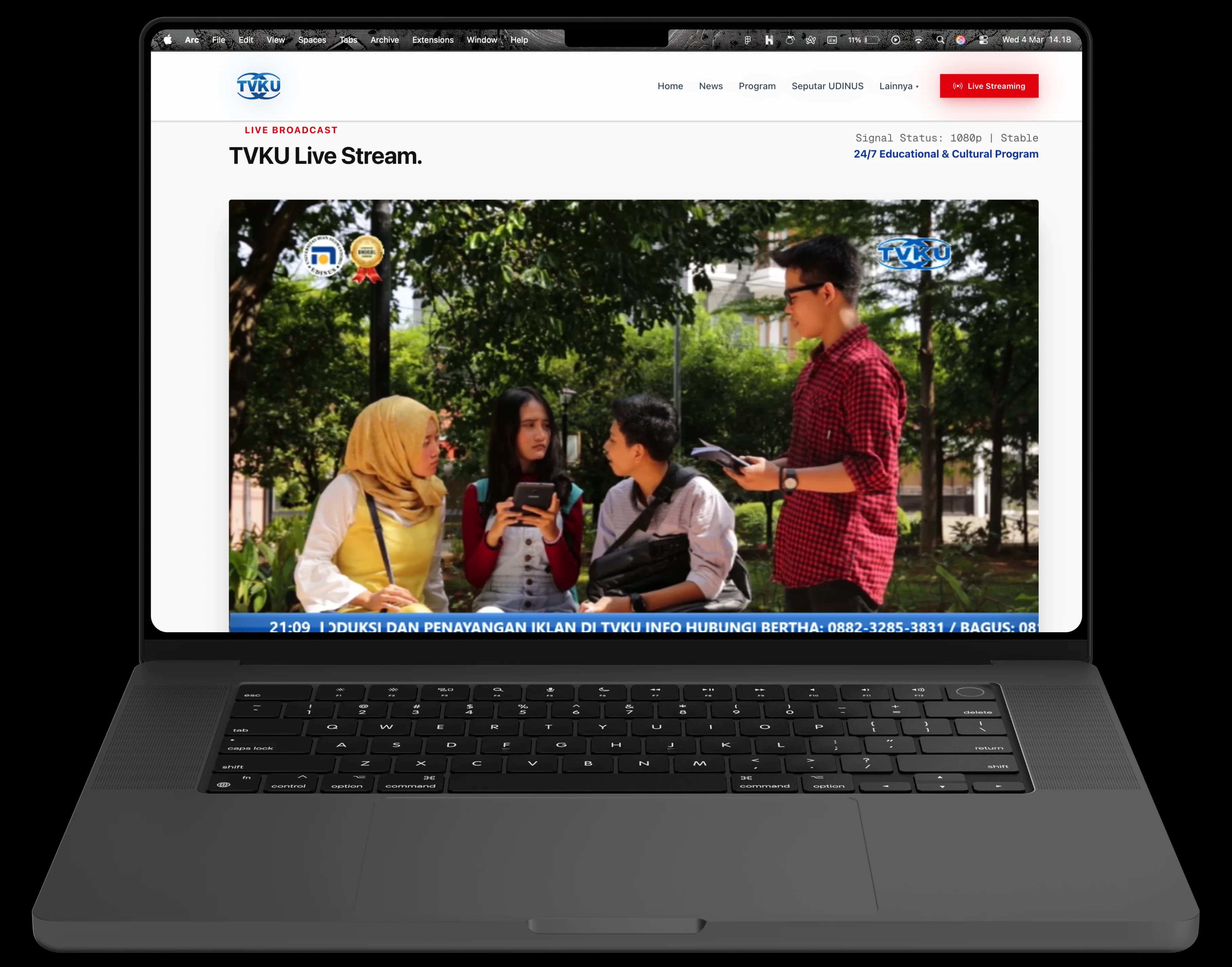 Landing Page TVKU - image 4