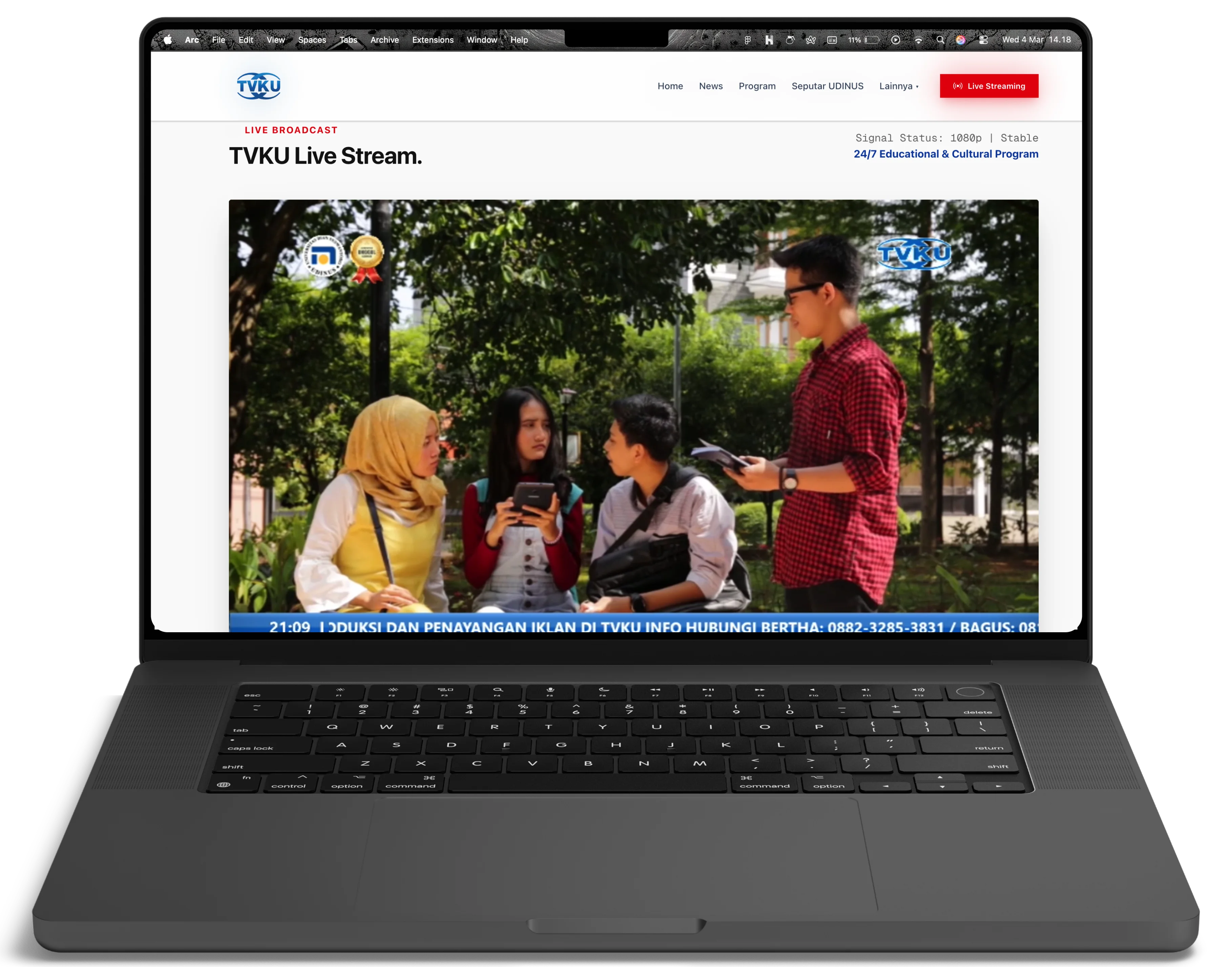 Landing Page TVKU - image 4